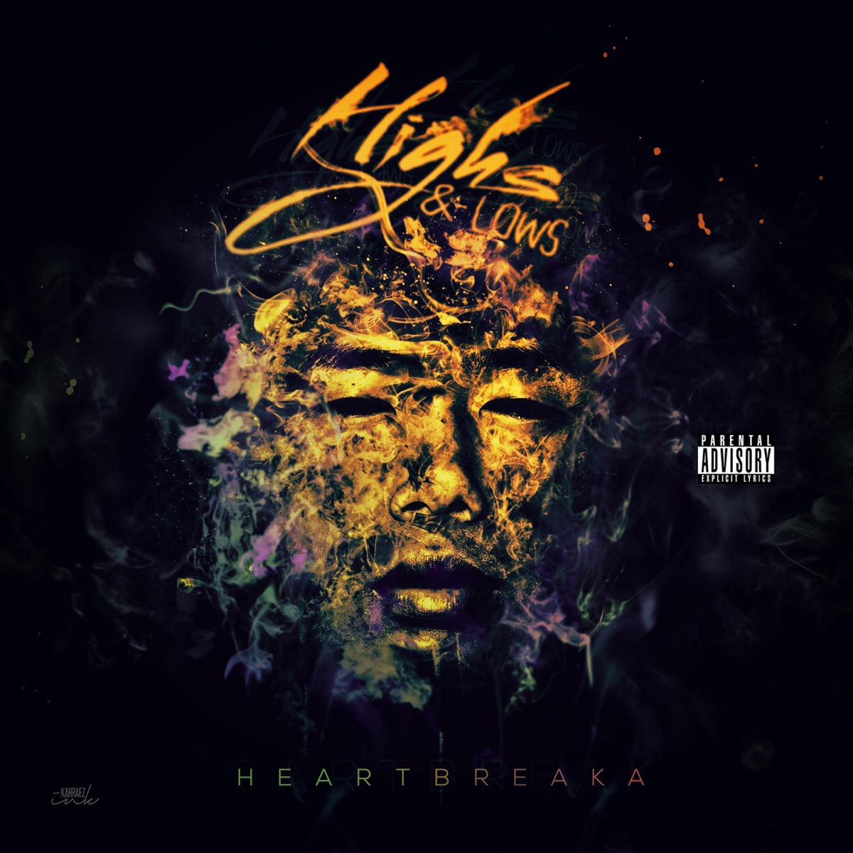 Highs N Lows by Heartbreaka album cover