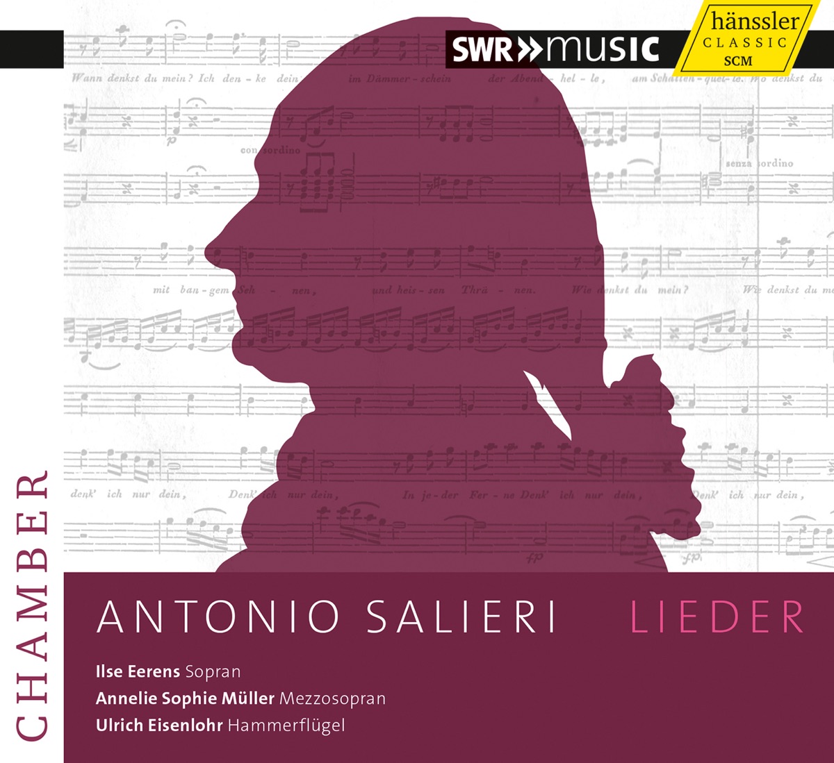 Salieri: Lieder by Ilse Eerens, Ulrich Eisenlohr & Annelie Sophie Müller album cover