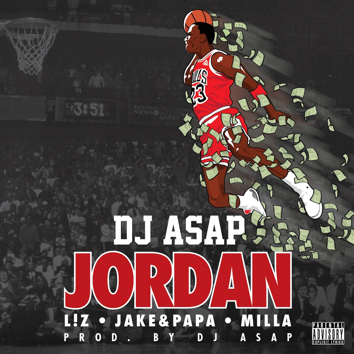 Jordan (feat. L!z, Jake&Papa & Milla) [Street] - Single by Dj Asap album cover