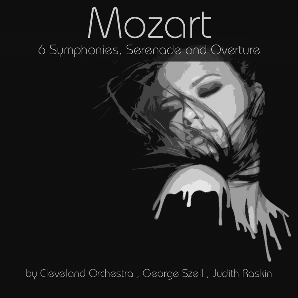 Mozart: 6 Symphonies, Serenade and Overture by The Cleveland Orchestra, George Szell & Judith Raskin album cover