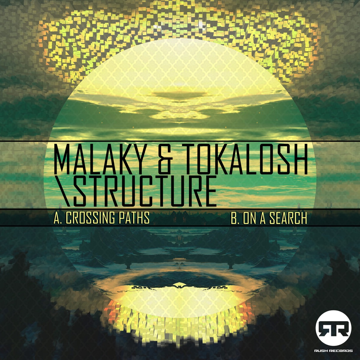 Crossing Paths/On a Search - Single by Malaky, Tokalosh & Structure album cover