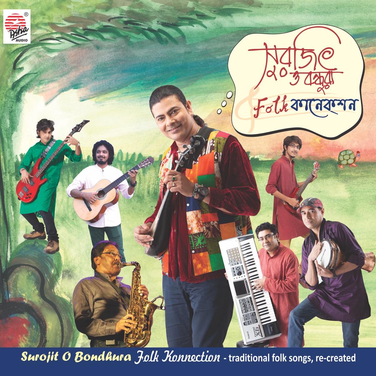 Folk Konnection by Surojit Chatterjee album cover