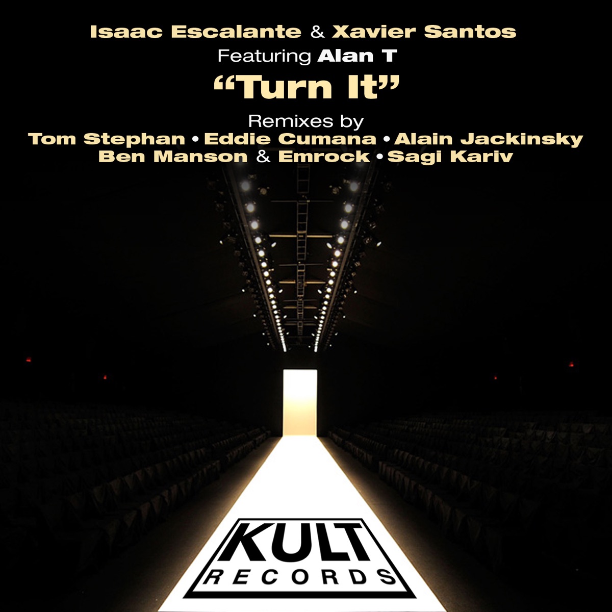 Kult Records Presents "Turn It (Remixes)" [feat. Alan T] by Isaac Escalante & Xavier Santos album cover