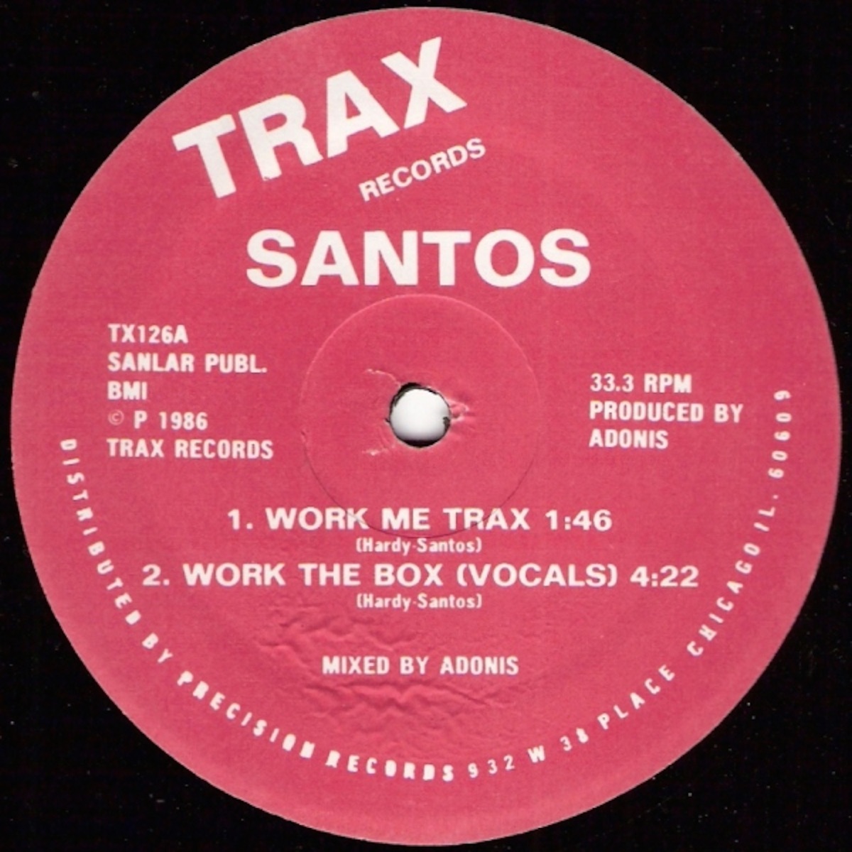 Work the Box - EP by Santos album cover