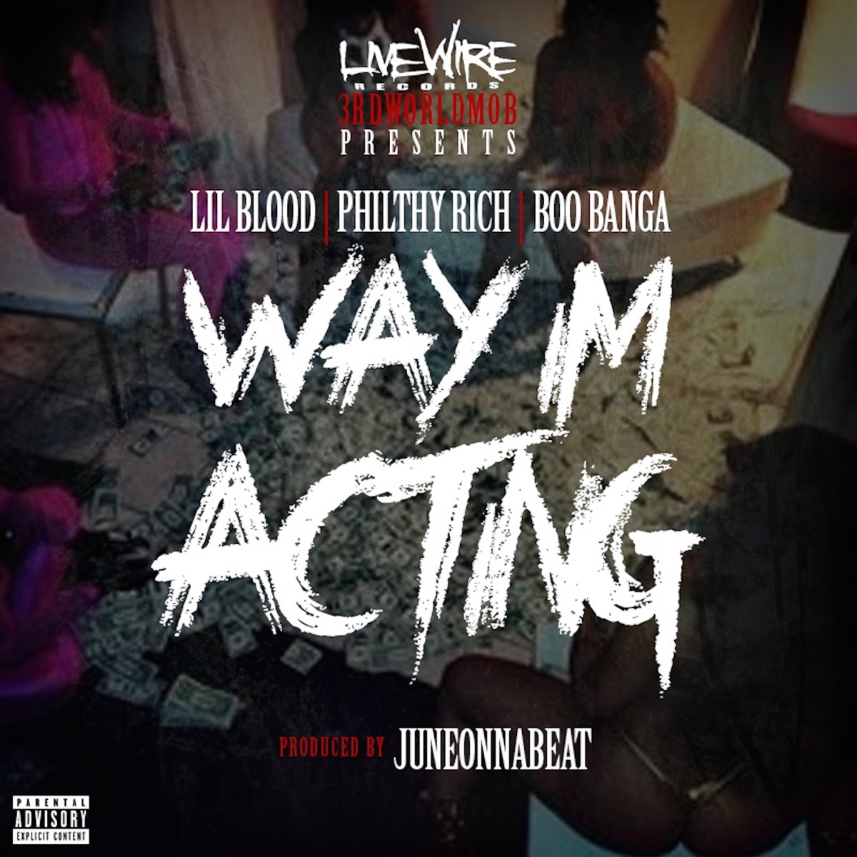 Way I'm Acting (feat. Philthy Rich & Boo Banga) - Single by Lil Blood album cover