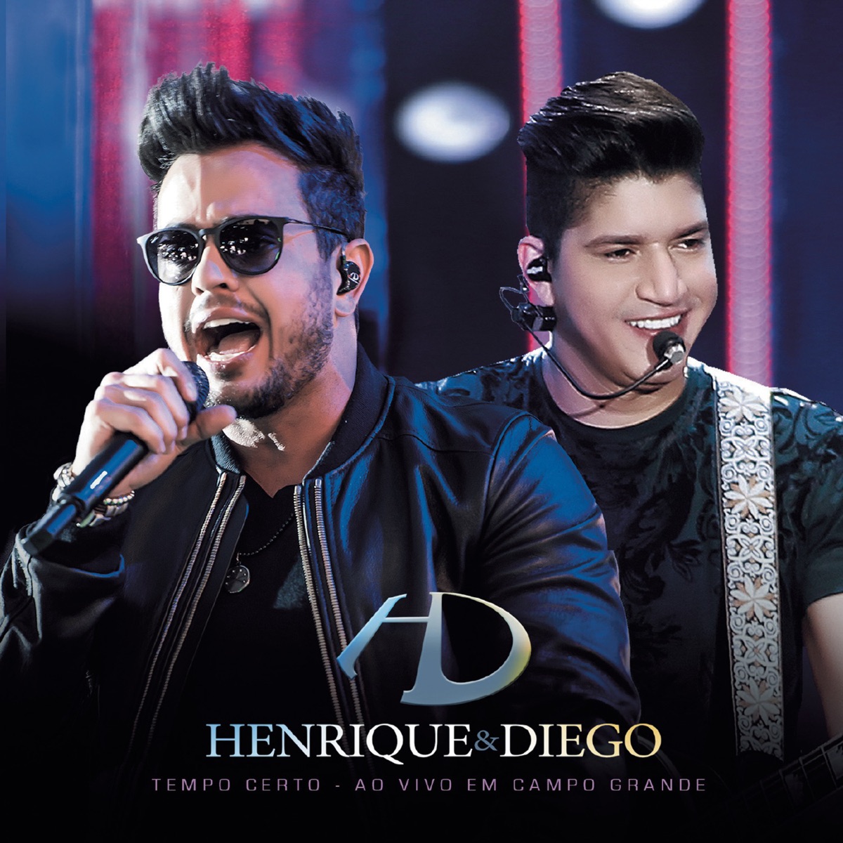 Tempo Certo (Ao Vivo em Campo Grande) by Henrique & Diego album cover