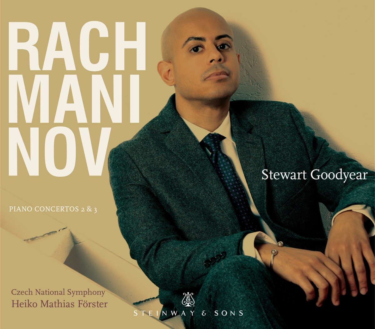 Rachmaninov: Piano Concertos Nos. 2 & 3 by Stewart Goodyear, Czech National Symphony Orchestra & Heiko Mathias Förster album cover