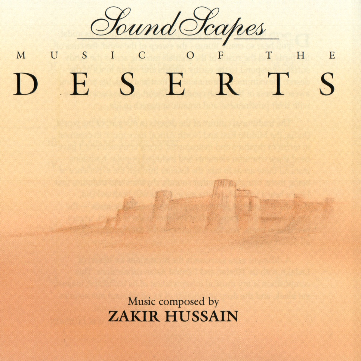Soundscapes: Music of the Deserts by Zakir Hussain album cover