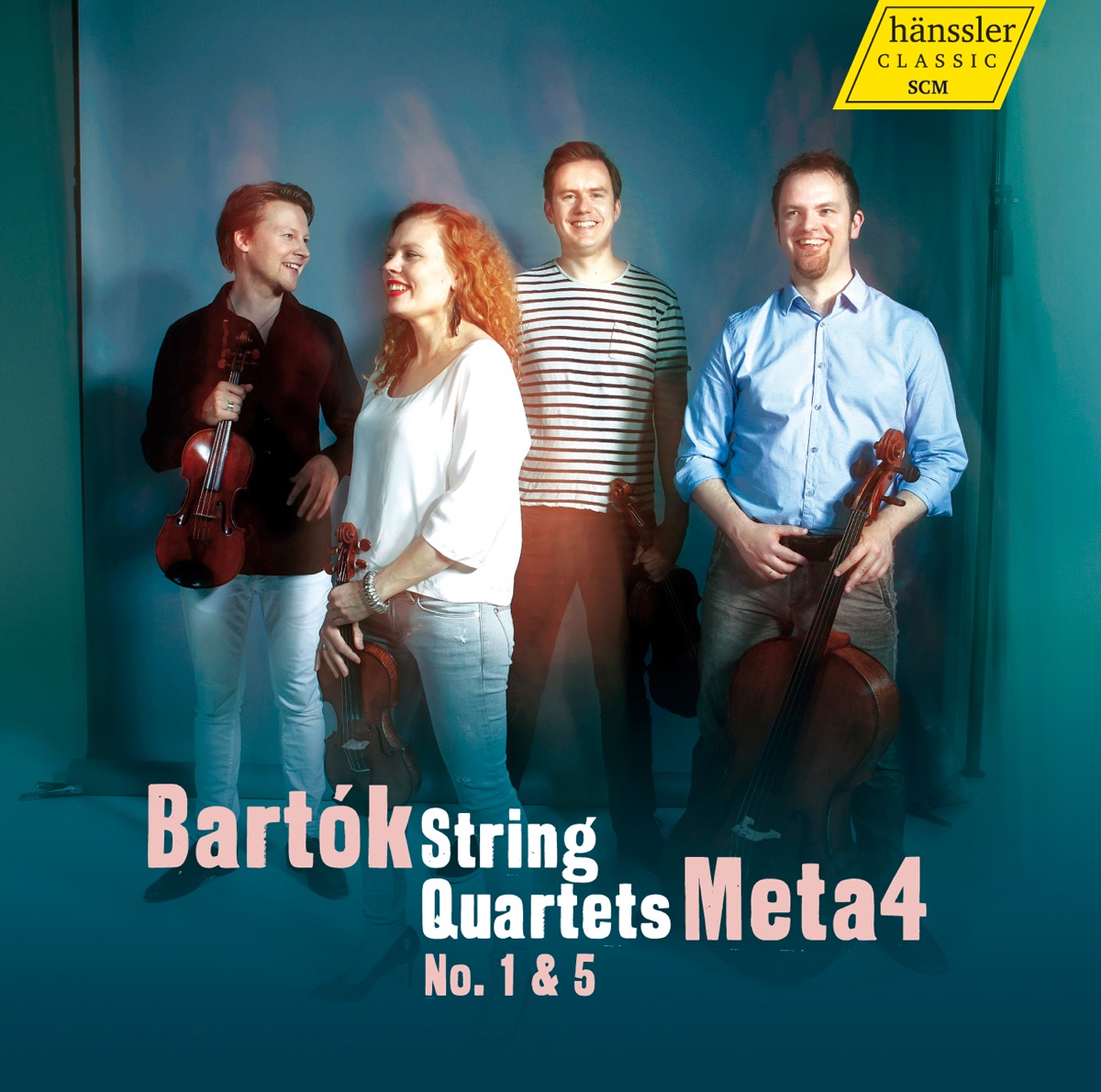 Bartók: String Quartets Nos. 1 & 5 by Meta4 album cover