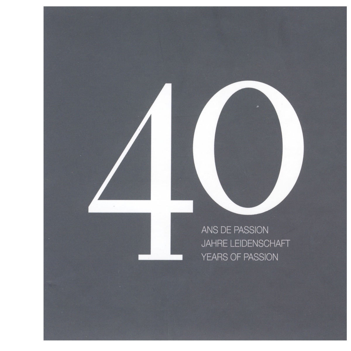 Claves Records, Switzerland: 40 Years of Passion, The Five Most Wanted Recordings by Zürcher Kammerorchester, Juan Antonio Alvares Parejo, Duo Crommelynck & Cédric Pescia album cover
