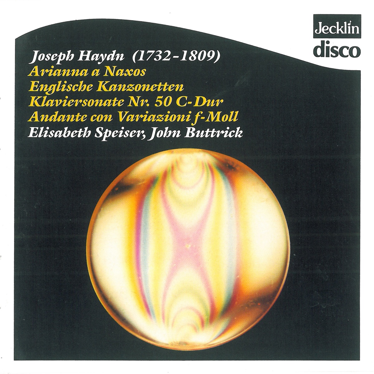 Joseph Haydn: Arianna a Naxos, Englische Kanzonetten, Klaviersonate No. 50 & Andante con variazioni by Elisabeth Speiser & John Buttrick album cover