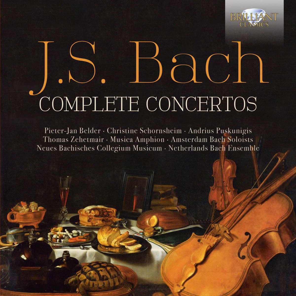 J.S. Bach: Complete Concertos by Musica Amphion, Neues Bachisches Collegium Musicum & Netherlands Bach Ensemble album cover