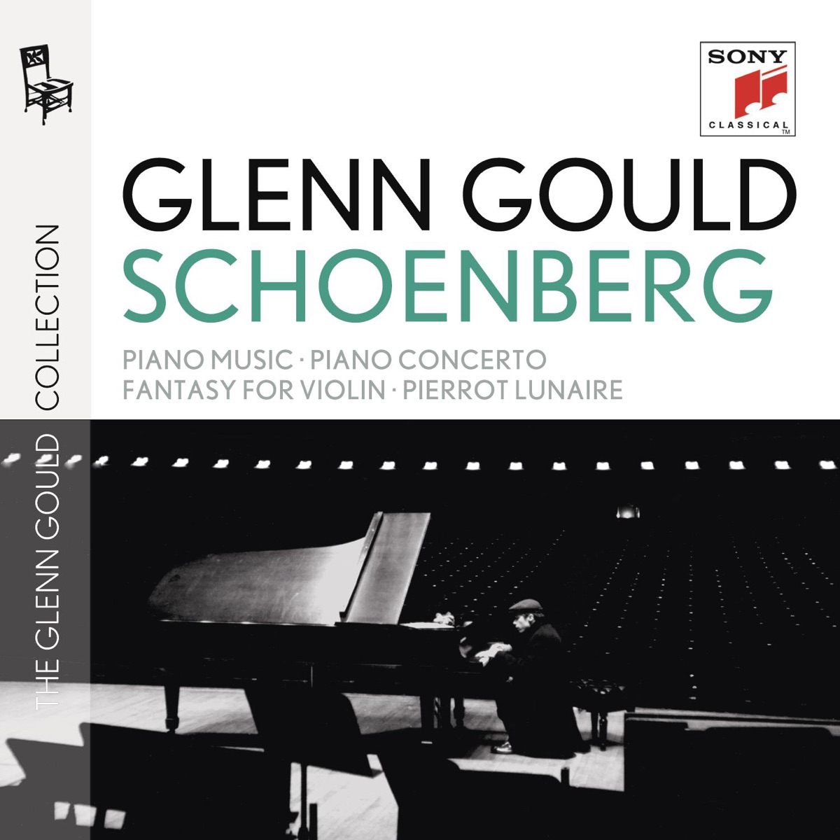 Schoenberg: Piano Music, Piano Concerto, Fantasy for Violin, Pierrot Lunaire by Glenn Gould, CBC Symphony Orchestra & Robert Craft album cover