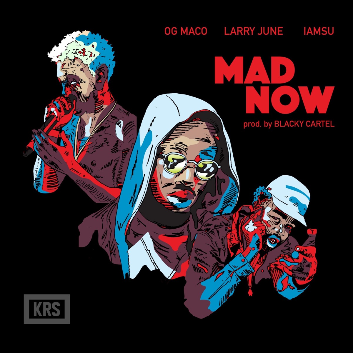 Mad Now (feat. OG Maco & Iamsu) - Single by Larry June album cover artwork
