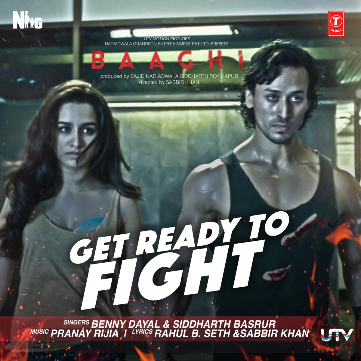 Get Ready To Fight (From "Baaghi") - Single by Pranay Rijia, Benny Dayal & Siddharth Basrur album cover