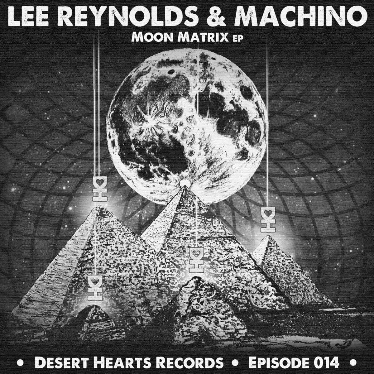 Moon Matrix - EP by Lee Reynolds & Machino album cover