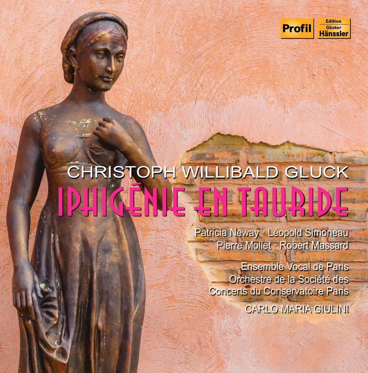 Gluck: Iphigénie en Tauride, Wq. 46 (Live) by Patricia Neway, Léopold Simoneau, Pierre Mollet, Robert Massard, Orchestre de la Société des Concerts du Conservatoire & Carlo Maria Giulini album cover