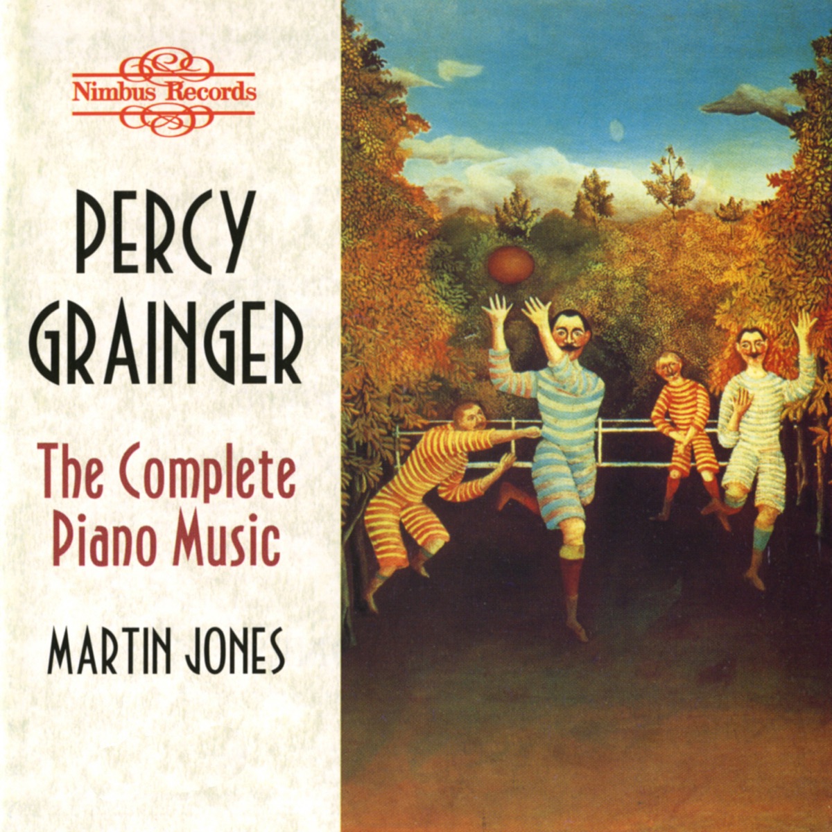 Grainger: The Complete Piano Music by Martin Jones album cover