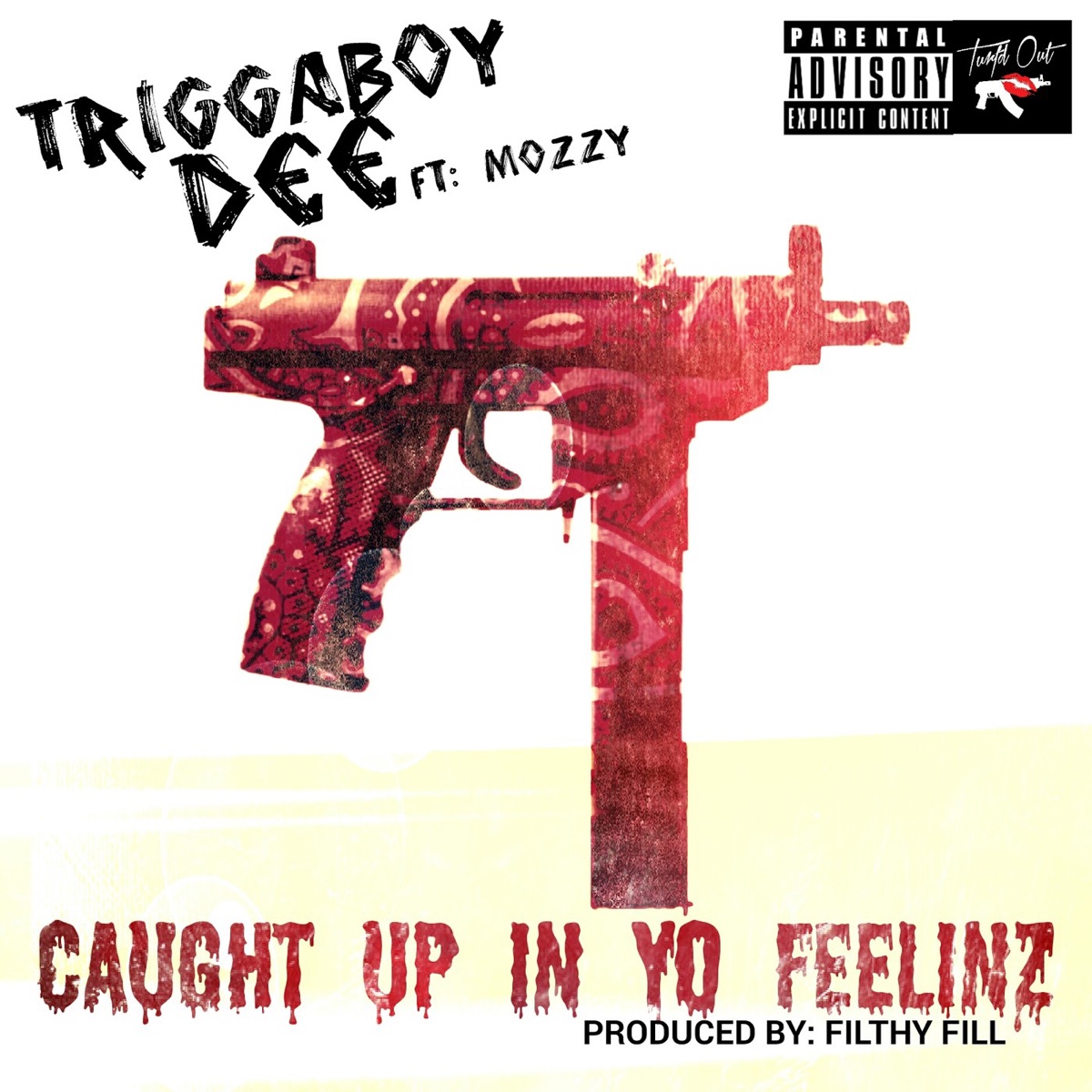 Caught up in Yo Feelinz (feat. Mozzy) - Single by TriggaBoy Dee album cover artwork