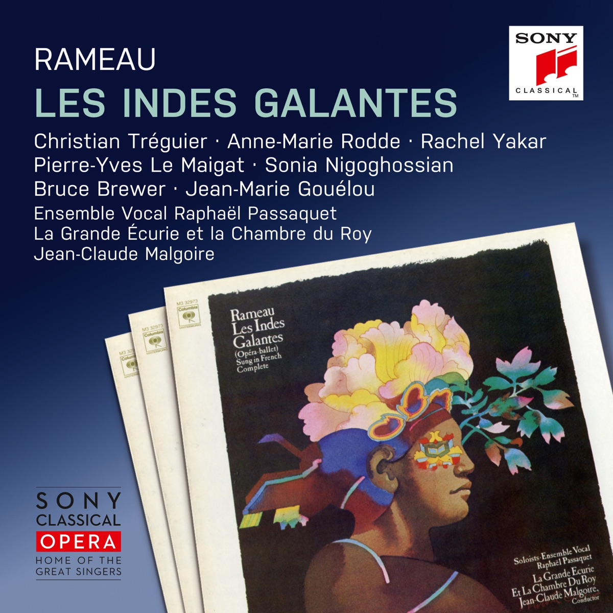 Rameau: Les Indes galantes by Jean-Claude Malgoire album cover