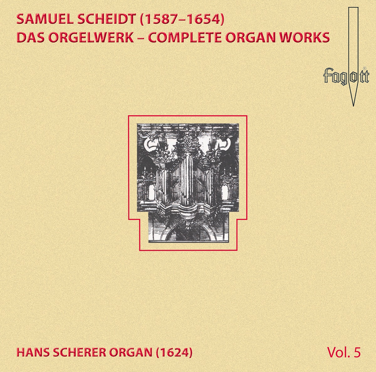 Scheidt: Complete Organ Works, Vol. 5 by Christoph Lehmann album cover