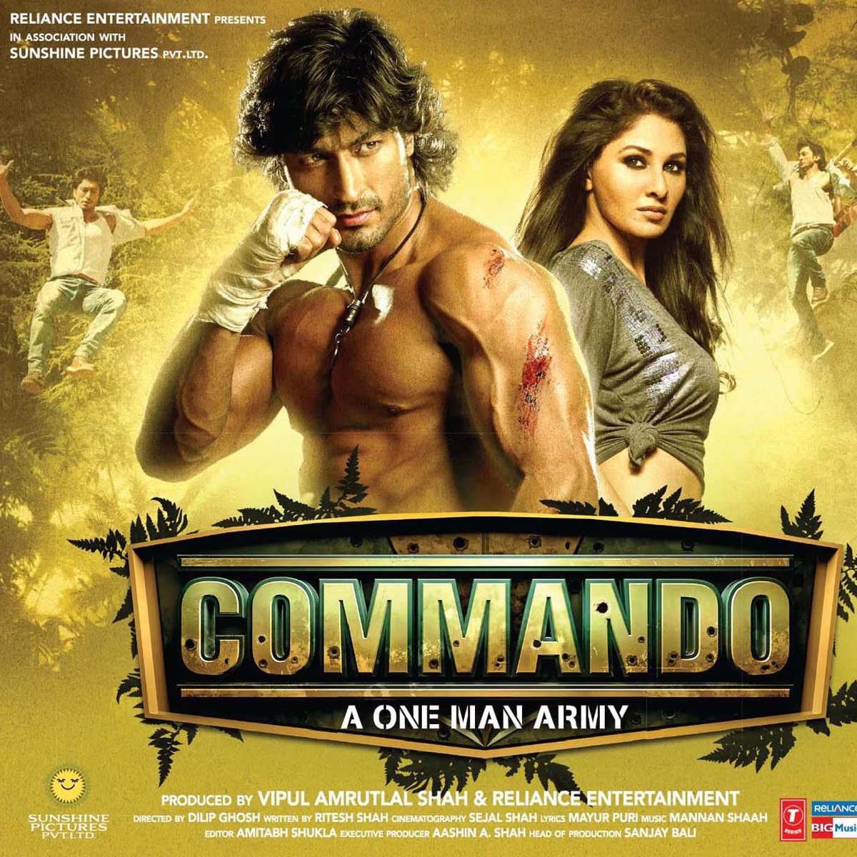 Commando - A One Man Army (Original Motion Picture Soundtrack) - EP by Mannan Shaah & Mayur Puri album cover