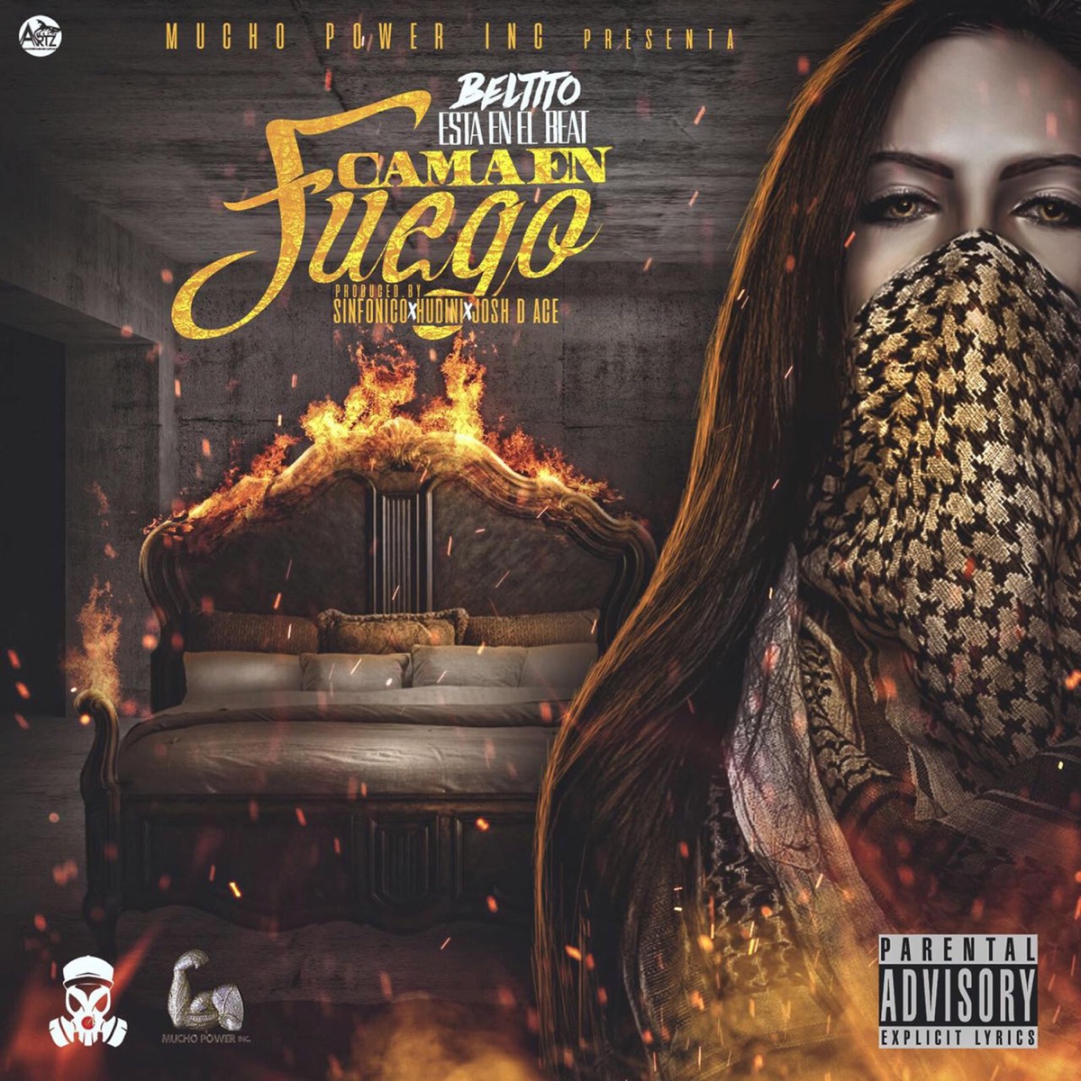 Cama en Fuego - Single by Beltito "Esta En El Beat" album cover