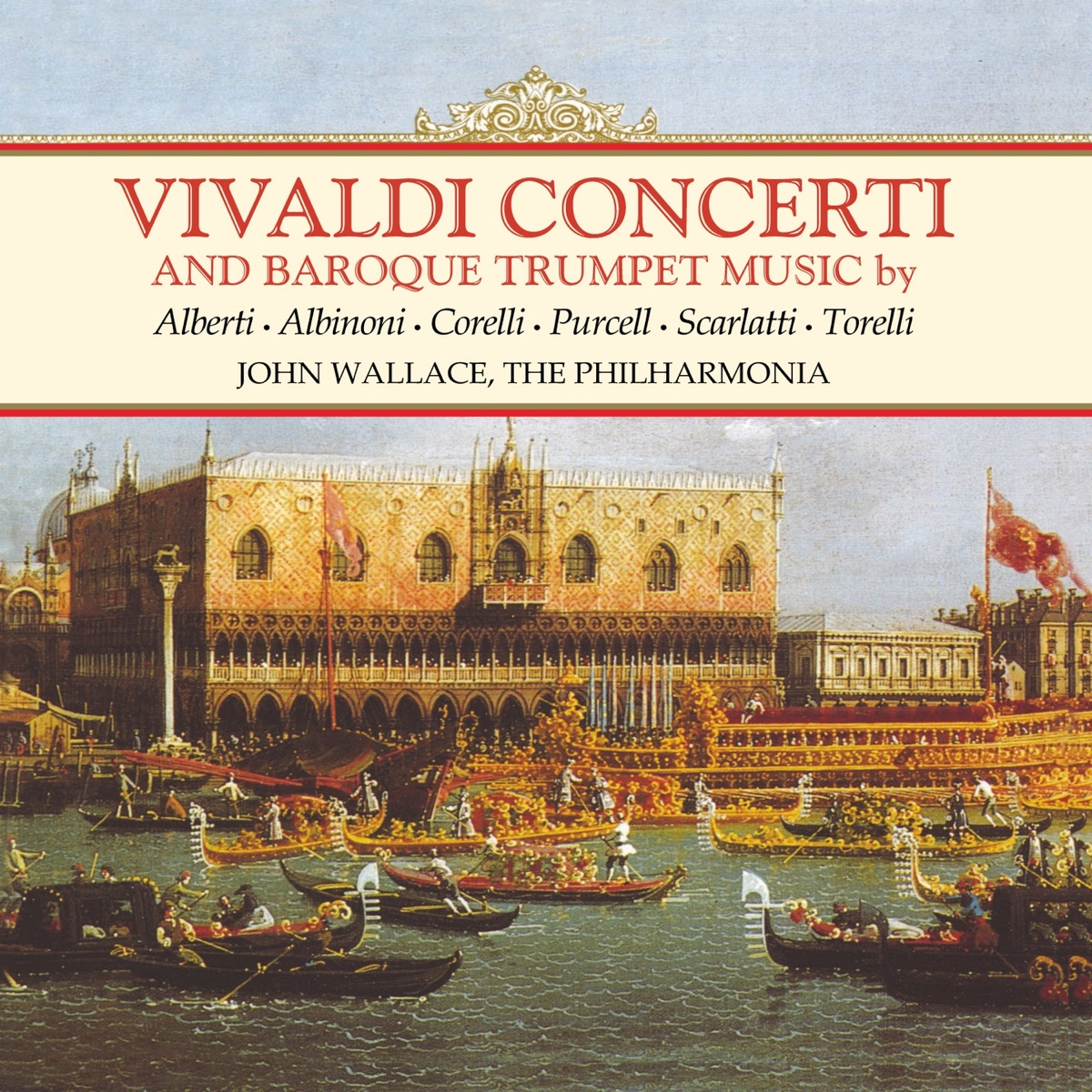 Vivaldi Concerti: Orchestral Favourites, Vol. XII by The Philharmonia & John Wallace album cover