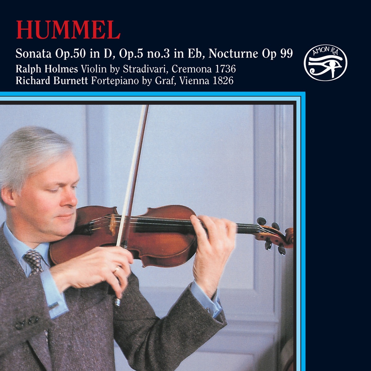 Hummel: Works for Violin & Piano on Original Instruments by Ralph Holmes & Richard Burnett album cover