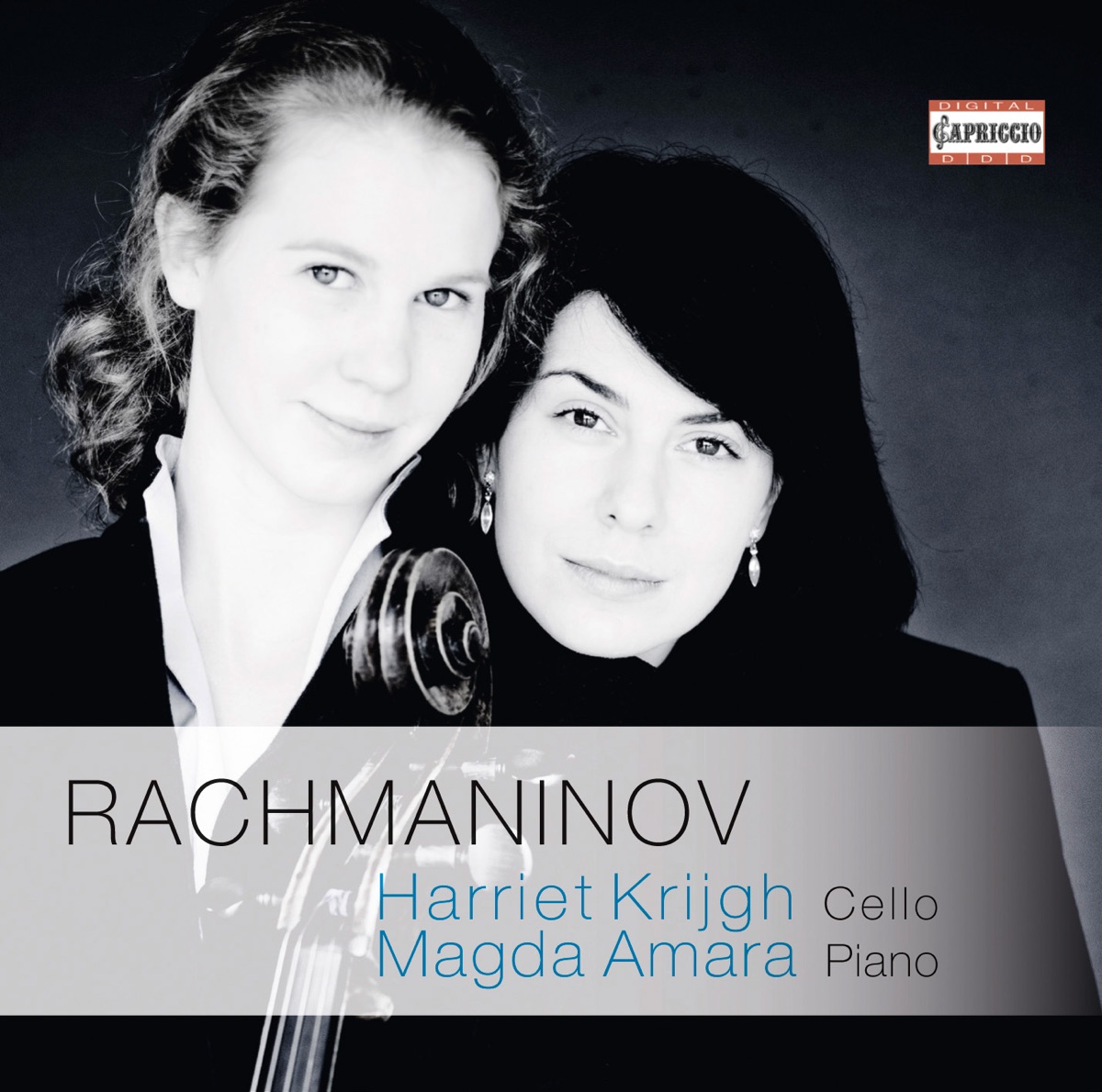 Rachmaninoff: Works for Cello & Piano by Harriet Krijgh & Magda Amara album cover