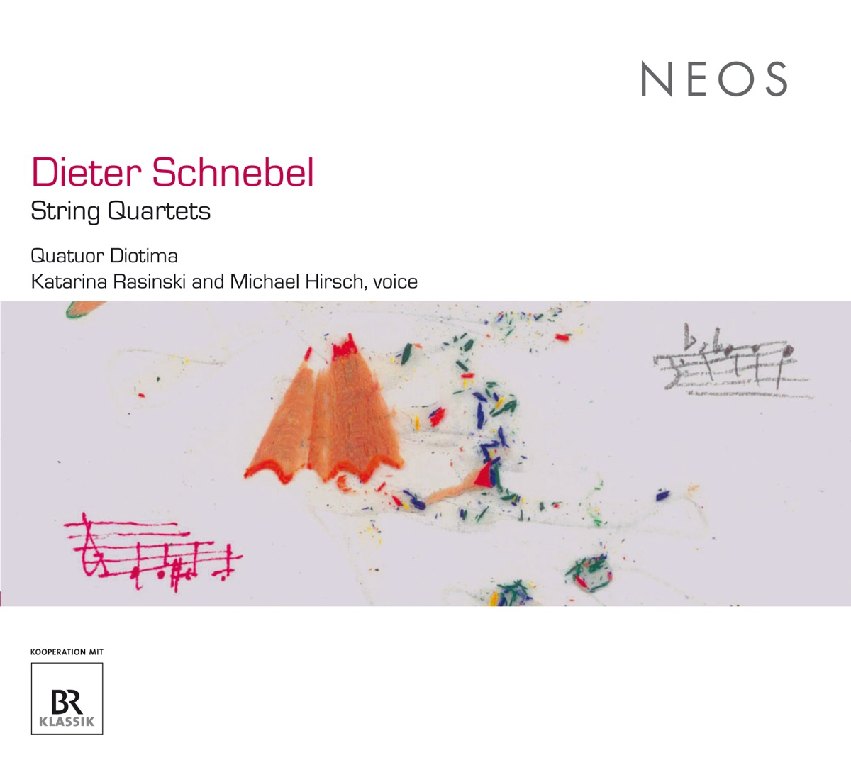 Schnebel: String Quartets by Quatuor Diotima album cover