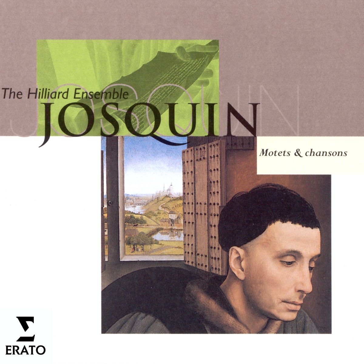 Josquin Desprez - Motets and Chansons by Hilliard Ensemble album cover