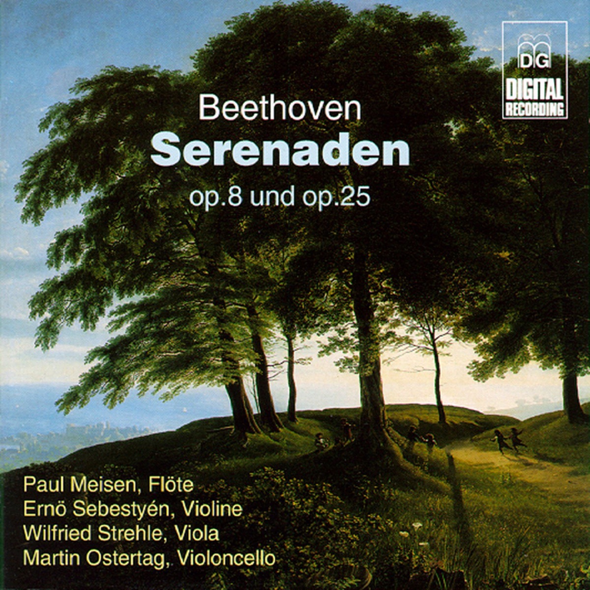 Beethoven: Serenades by Paul Meisen, Ernö Sebestyén, Wilfried Strehle & Martin Ostertag album cover