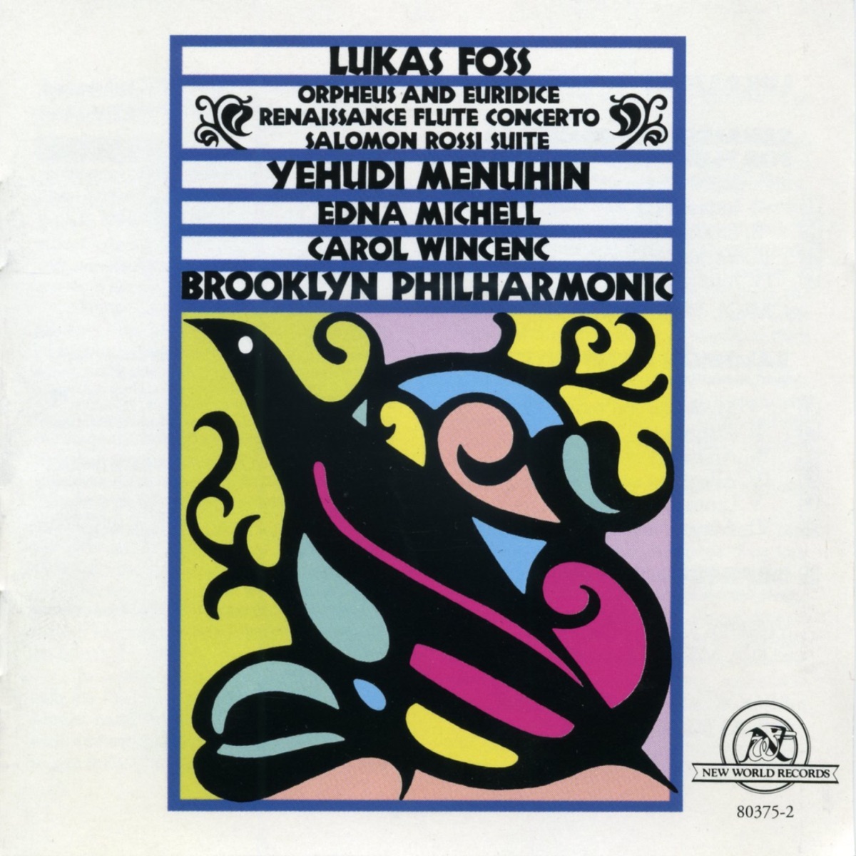 Lukas Foss: Orchestral Works by Brooklyn Philharmonic album cover