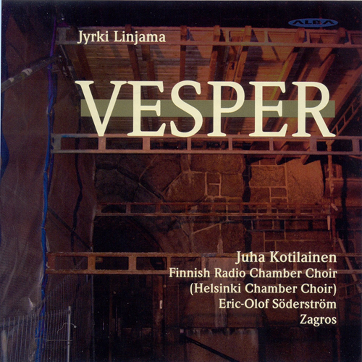 Linjama: Vesper by Juha Kotilainen, Finnish Radio Chamber Choir, Eric-Olof Söderström & Zagros Ensemble album cover