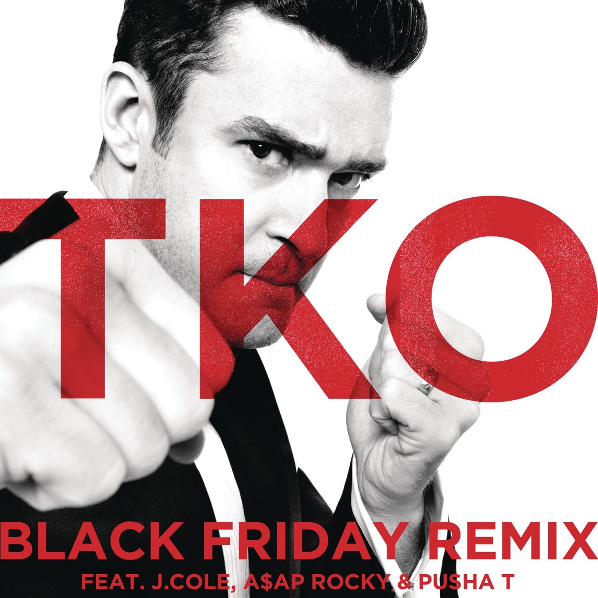 Tko (feat. J Cole, A$AP Rocky & Pusha T) [Black Friday Remix] - Single by Justin Timberlake album cover artwork