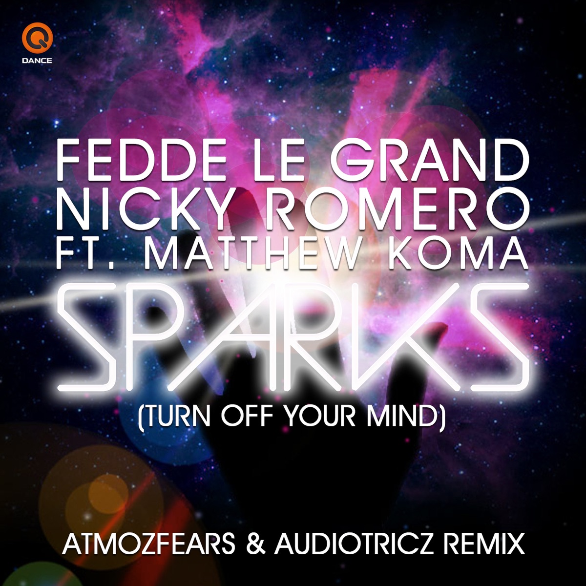 Sparks (Turn Off Your Mind) (Atmozfears & Audiotricz Remix) [feat. Matthew Koma] - Single by Fedde Le Grand & Nicky Romero album cover