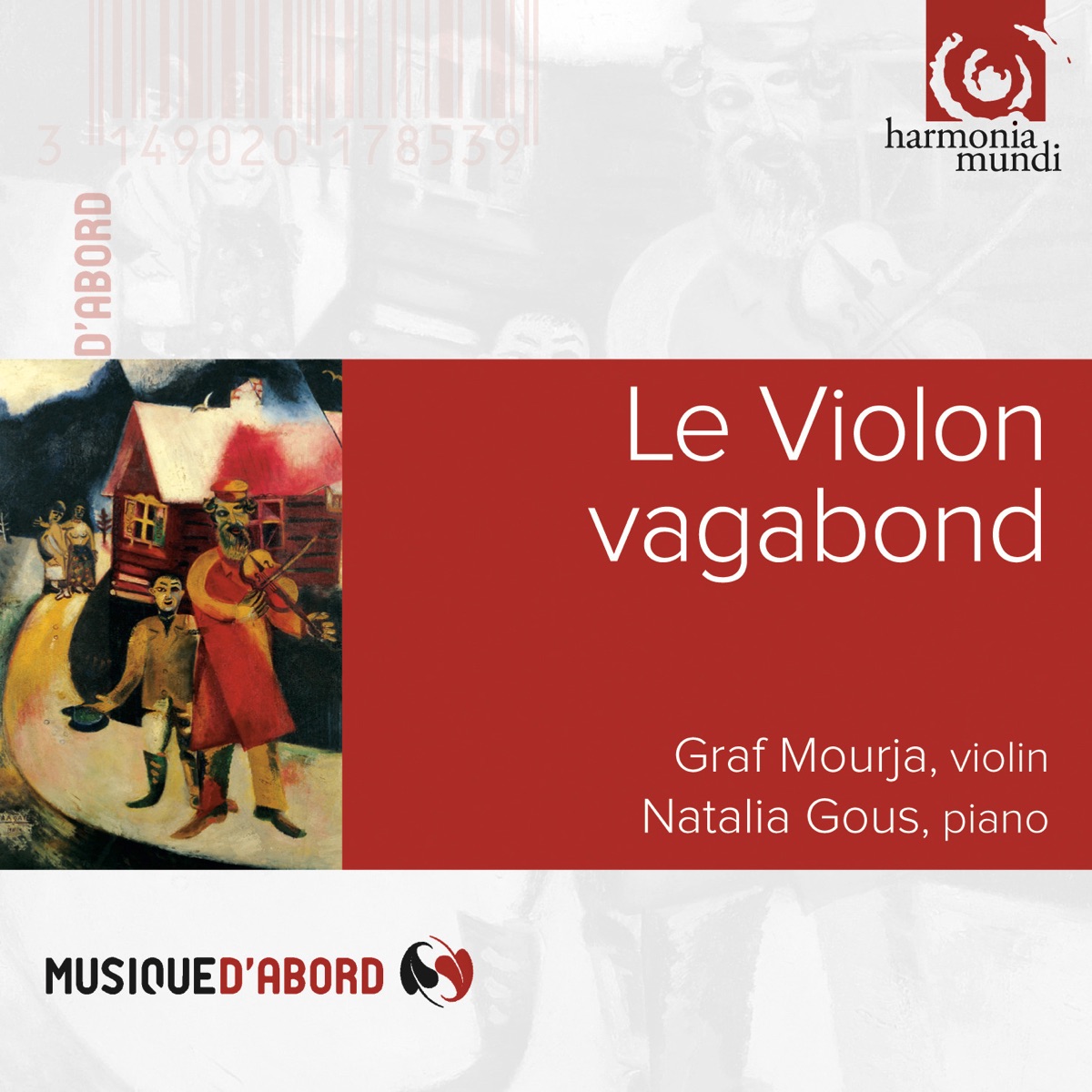 Le Violon vagabond by Graf Mourja & Natalia Gous album cover
