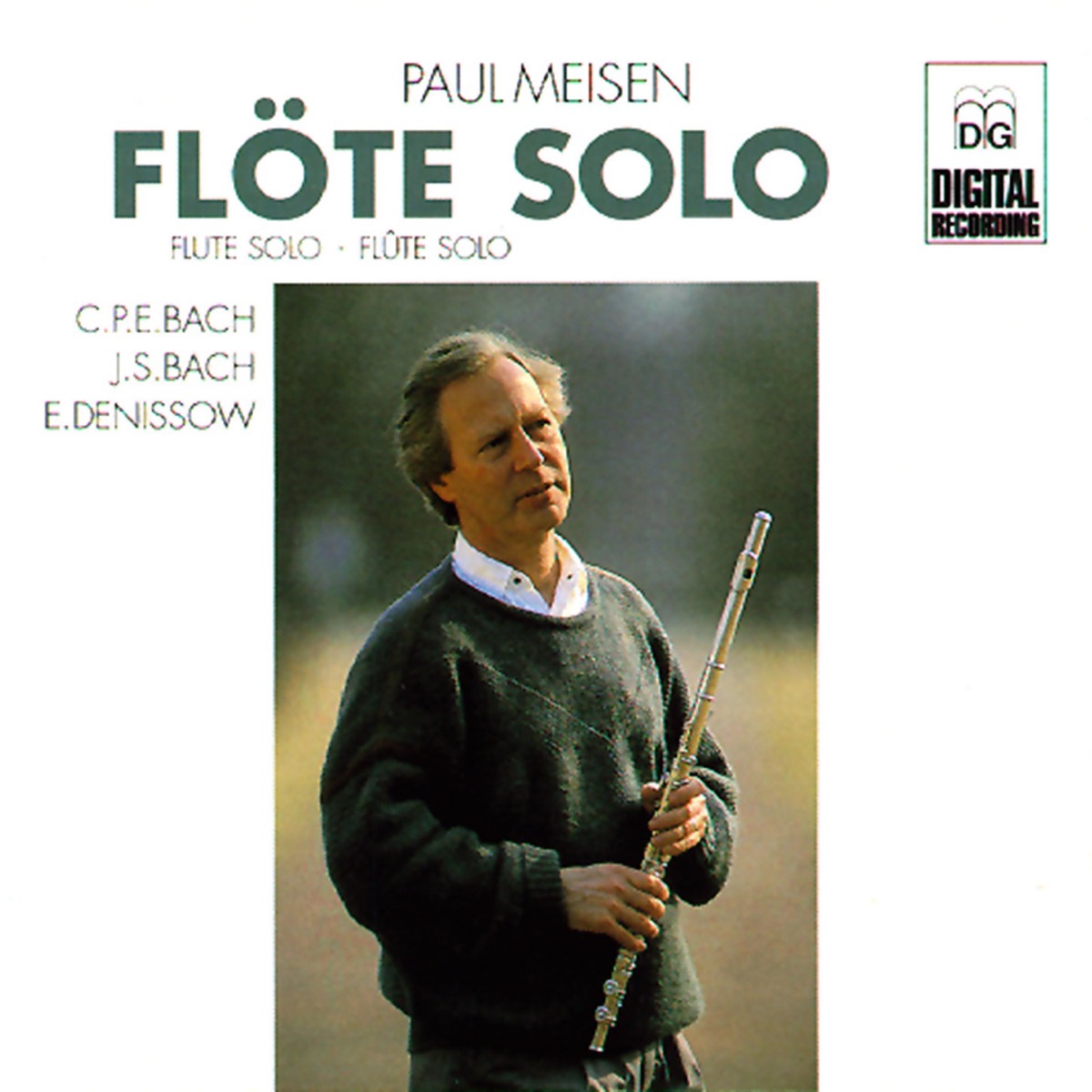 Bach & Dennisow: Flute Solo by Paul Meisen album cover