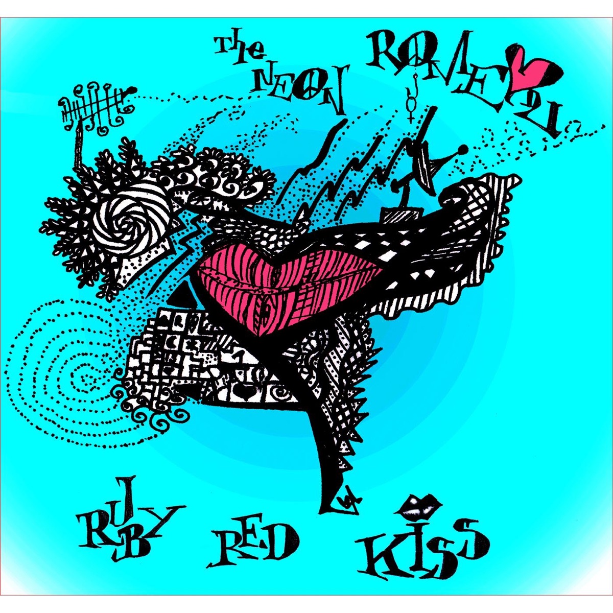 Ruby Red Kiss - Single by The Neon Romeoz album cover