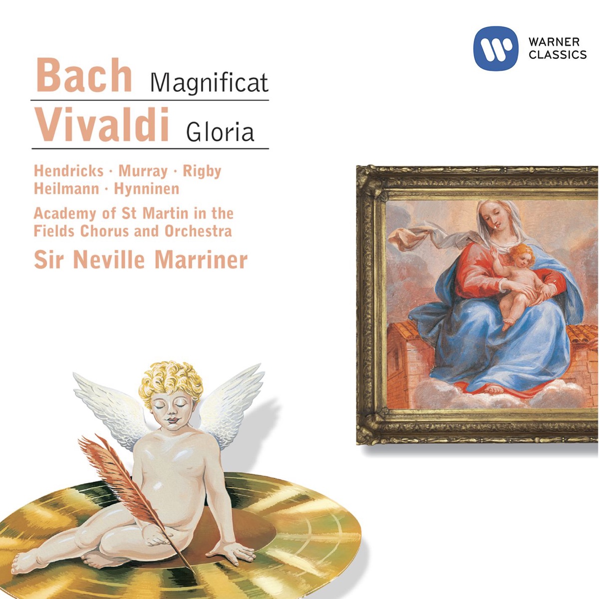Bach: Magnificat - Vivaldi: Gloria by Sir Neville Marriner, Academy of St Martin in the Fields & Barbara Hendricks album cover