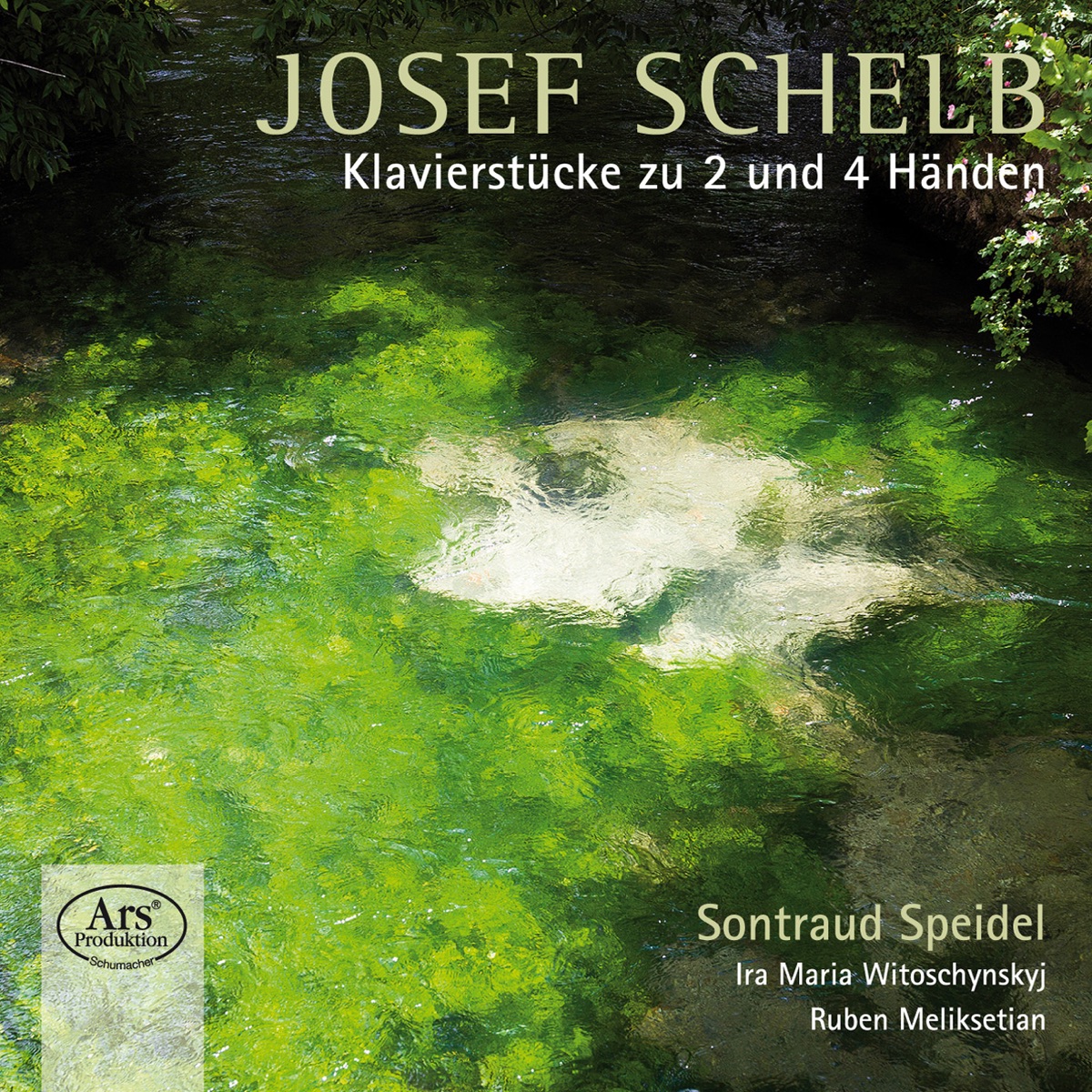 Schelb: Klavierstücke zu 2 und 4 Händen by Ruben Meliksetian album cover