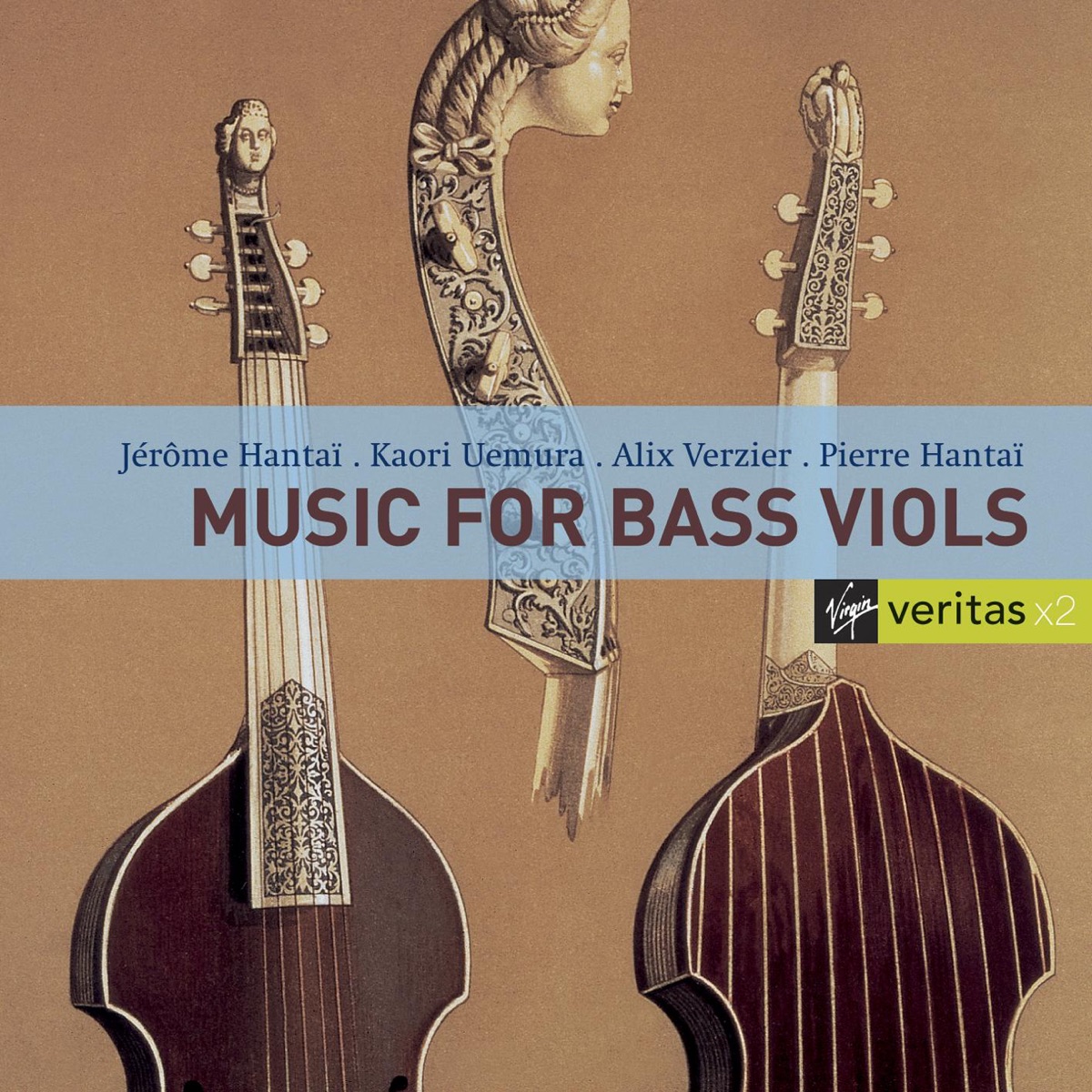 Pieces for Bass Viol by Jerome Hantai album cover