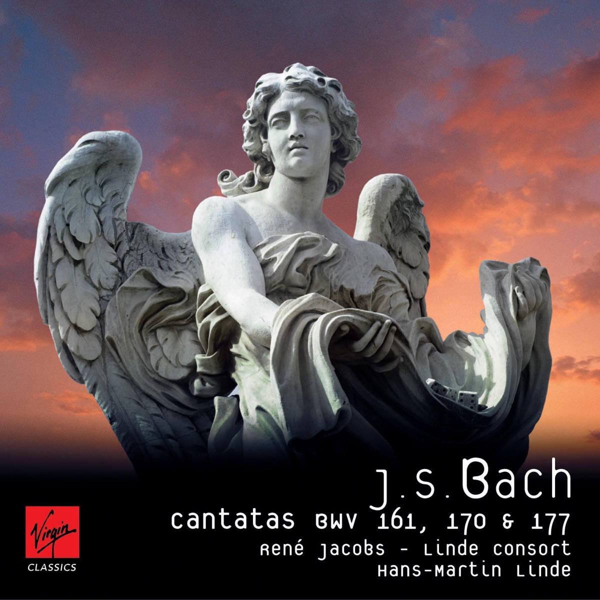 Bach: Cantatas, BWV 161, 170 & 177 by Hans-Martin Linde, René Jacobs & Linde Consort album cover