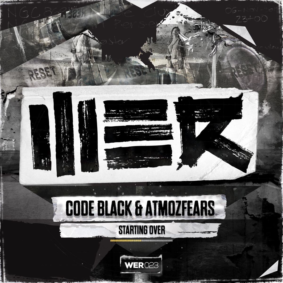 Starting Over - Single by Code Black & Atmozfears album cover