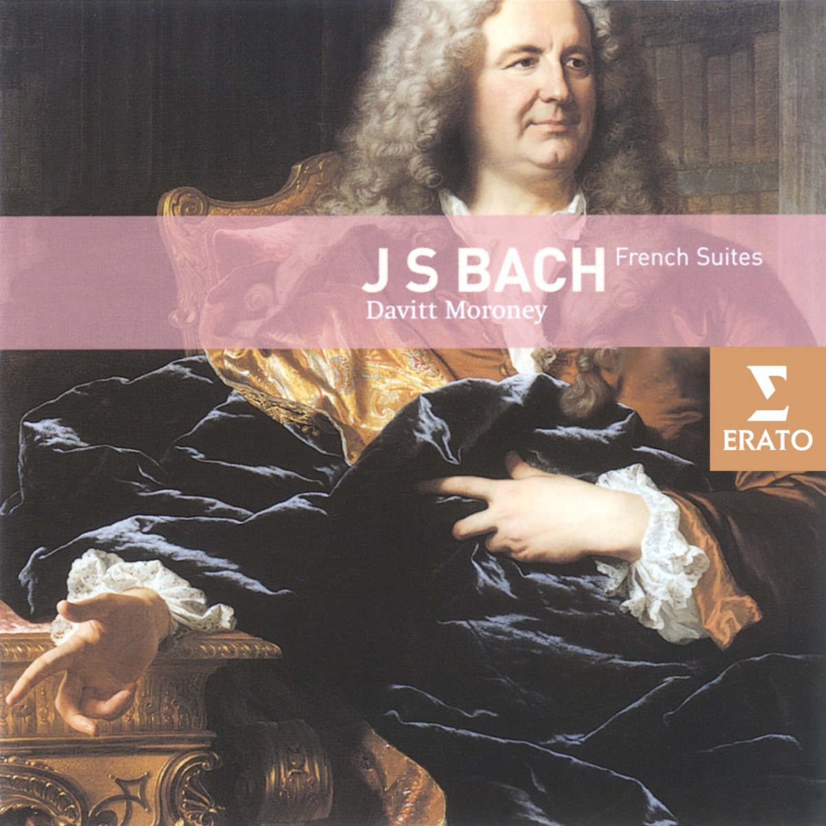 Bach - French Suites by Davitt Moroney album cover