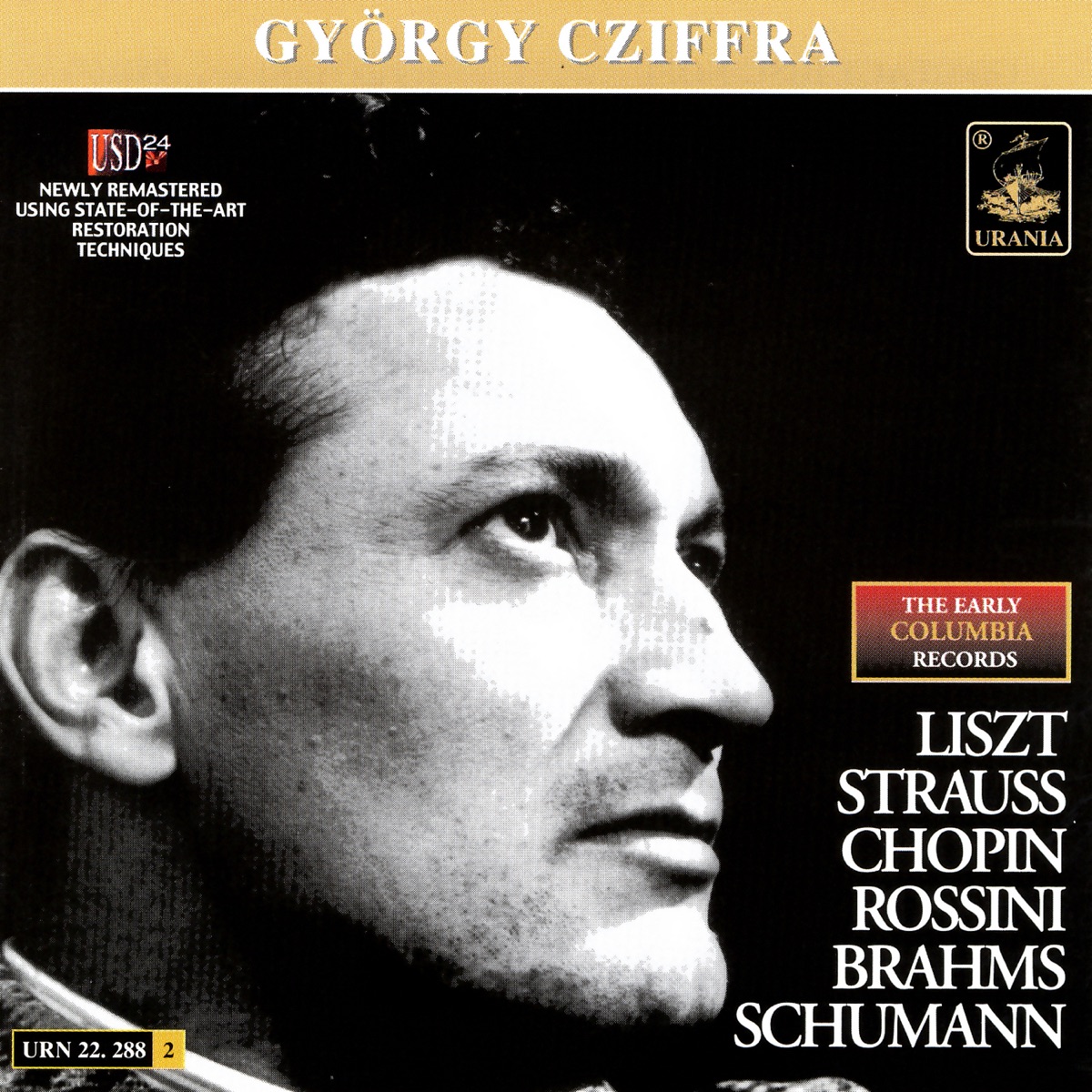 György Cziffra; the Early Columbia Records by György Cziffra album cover