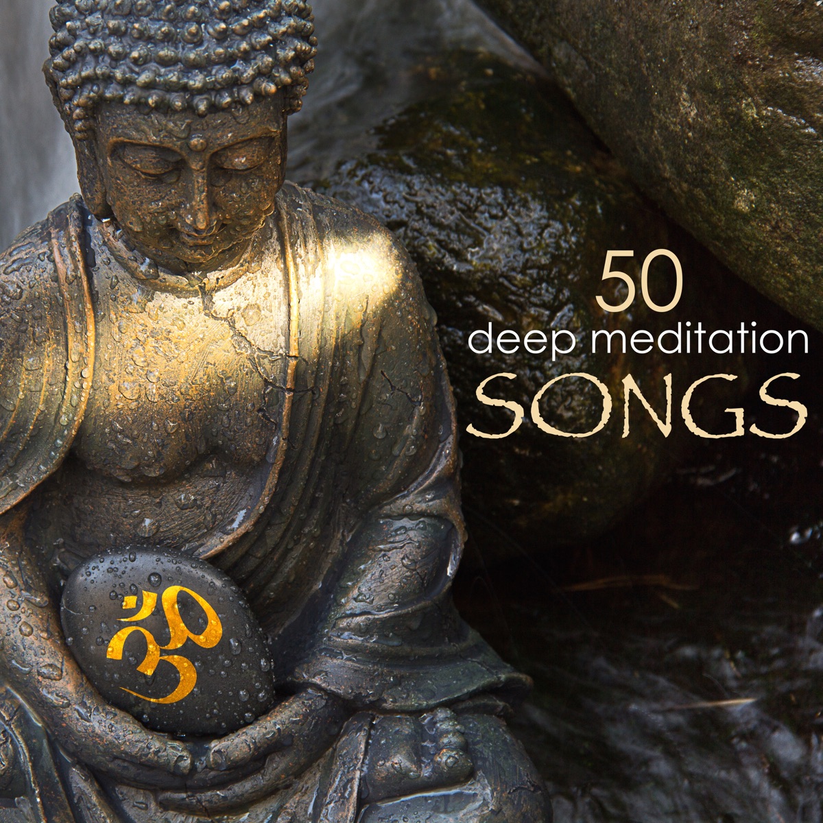 50 Deep Meditation Songs - Relaxing Yoga Meditation Music & Zen Tibetan Buddhist Tracks by Zen Music Garden & Meditation Music album cover