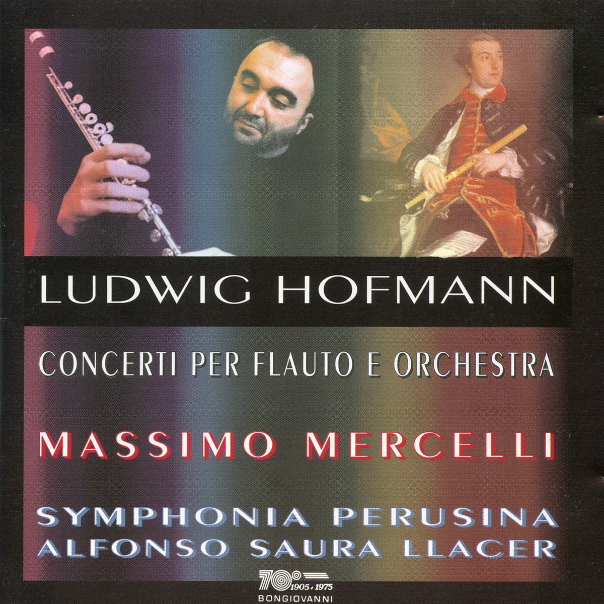 Hofmann: Concerti per Flauto e Orchestra by Massimo Mercelli, Symphonia Perusina & Alfonso Saura Llacer album cover