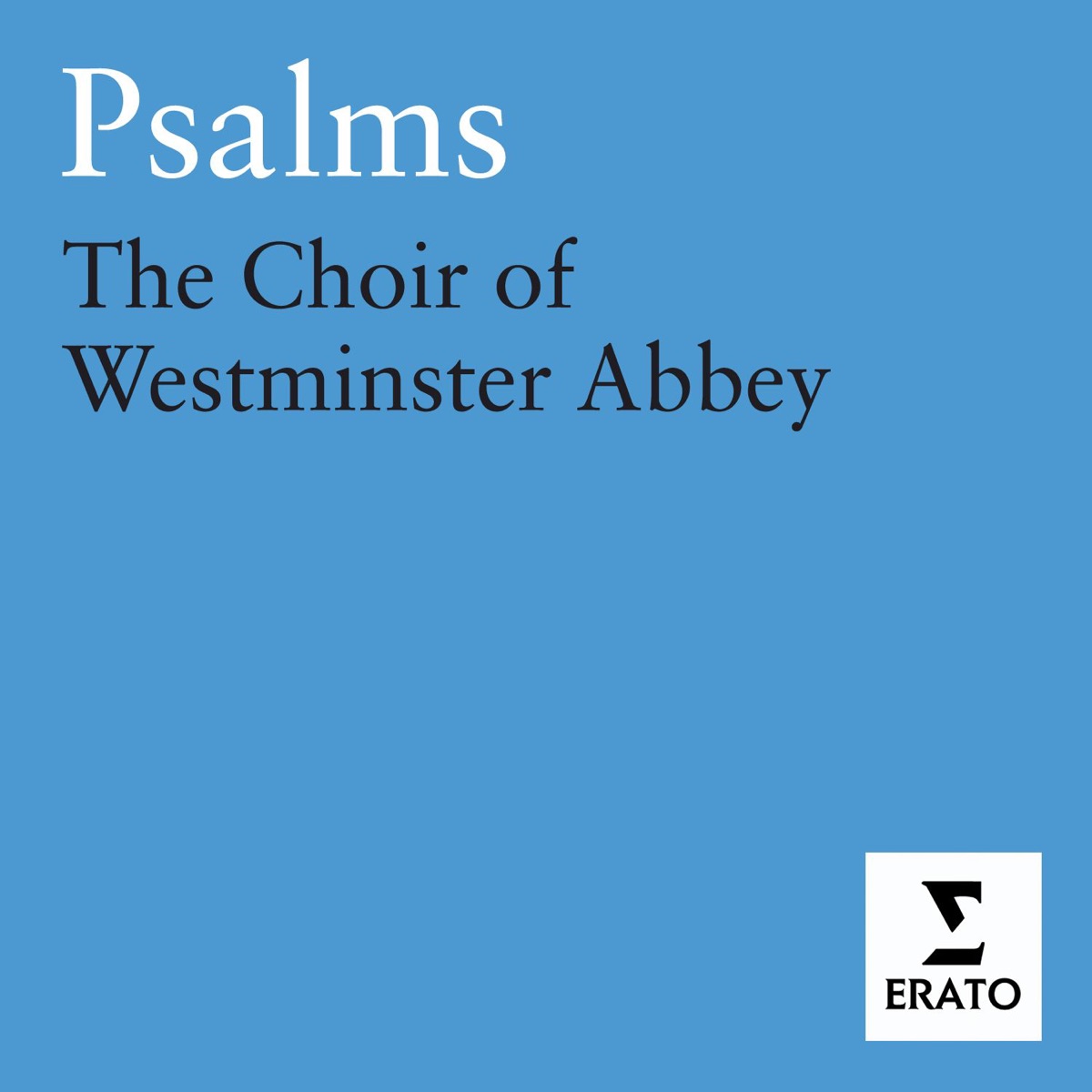 Psalms by Martin Neary & Westminster Abbey Choir album cover
